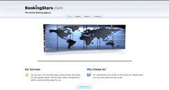 Desktop Screenshot of bookingstars.com